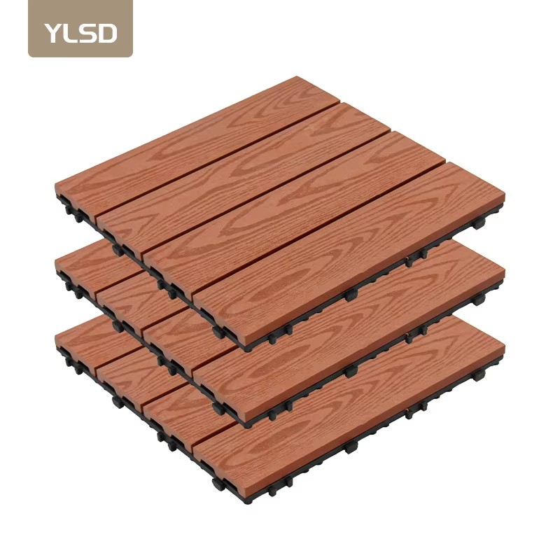 Древесно-полимерная модульная плитка для пола