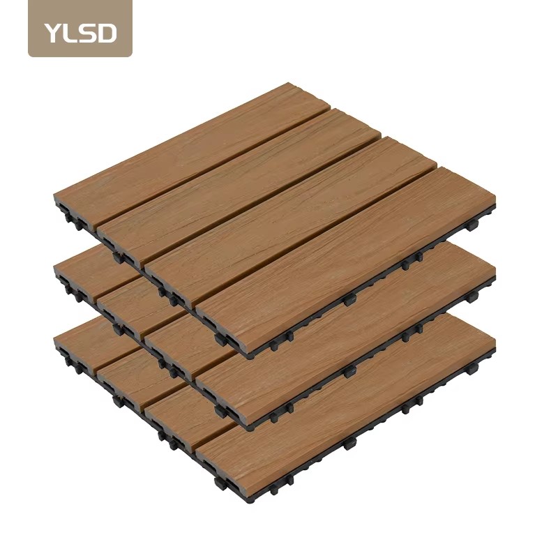 Древесно-полимерная модульная плитка для пола