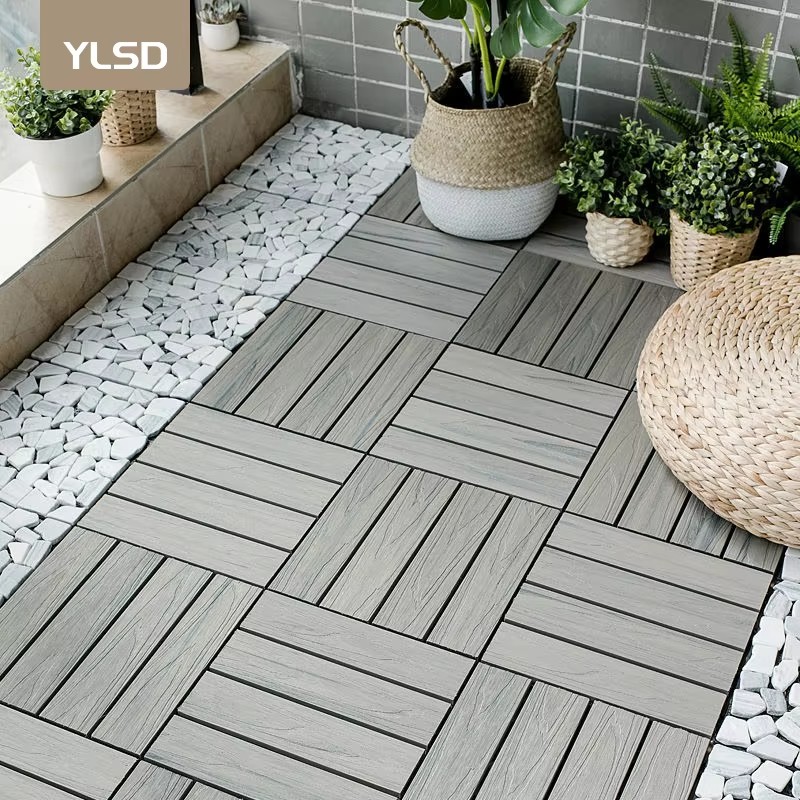 Древесно-полимерная модульная плитка для пола