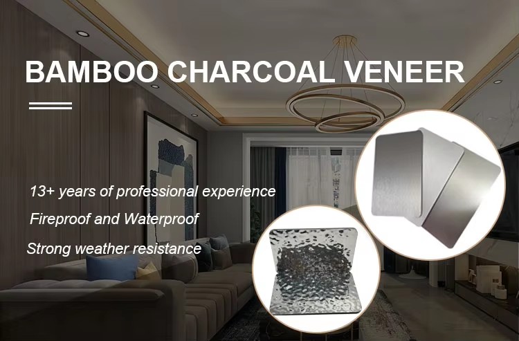 Древесноволокнистая плита из бамбука с волнообразным рисунком 4212 (2)