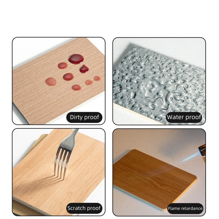 Древесноволокнистая плита из бамбука с волнообразным рисунком 4212 (4)