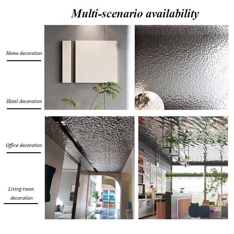 Древесноволокнистая плита из бамбука с волнообразным рисунком 4212 (5)