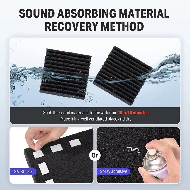 Звукопоглощающий поролон — «Пирамида» 4212 (5)