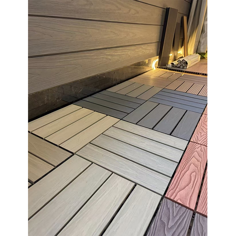 Напольное покрытие из ДПК с замковым соединением