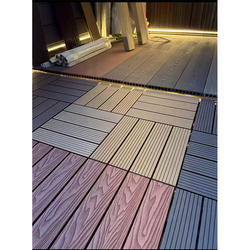 Напольное покрытие из ДПК с замковым соединением