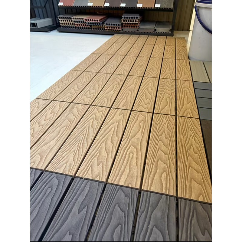 Напольное покрытие из ДПК с замковым соединением