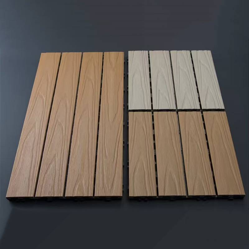 Напольное покрытие из ДПК с замковым соединением