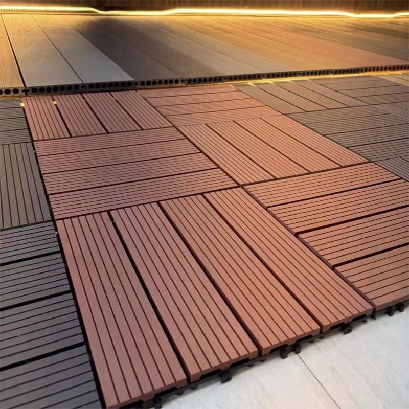 Напольное покрытие из ДПК с замковым соединением