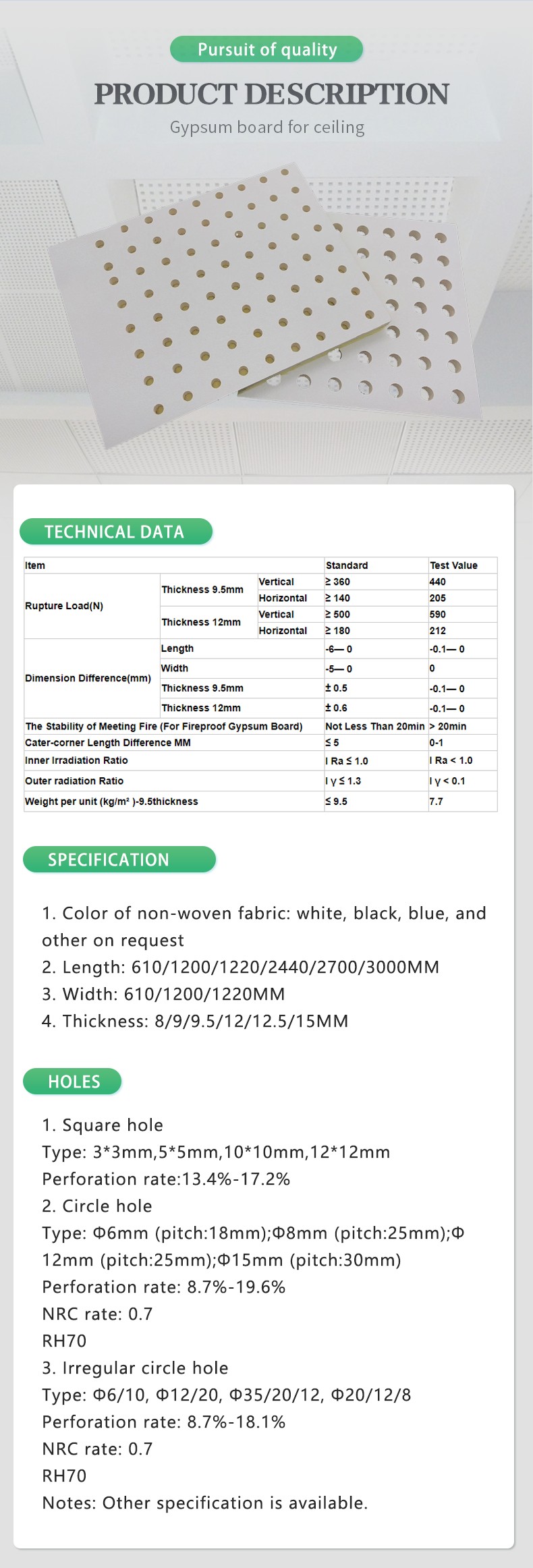 Перфорированные гипсовые плиты для стен 2 (1)