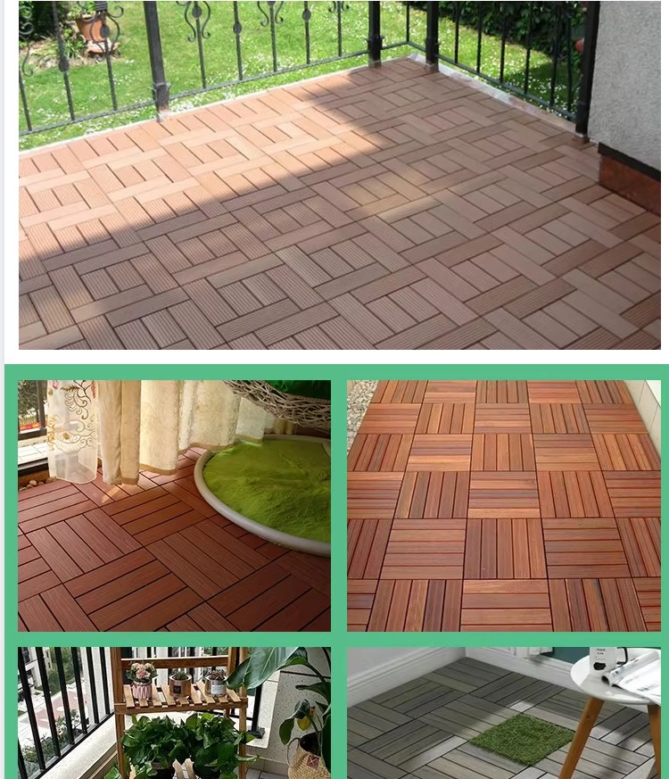 Плитка для пола из ДПК с замковым соединением 2 (8)