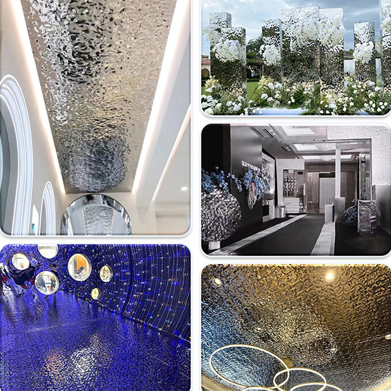 Потолочные обои с эффектом водной ряби