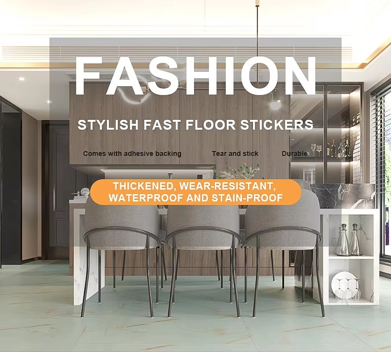 Самоклеящаяся ПВХ плитка под мрамор для пола 2 (1)