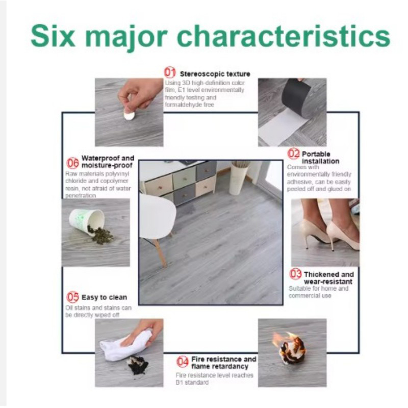 Самоклеящееся напольное покрытие