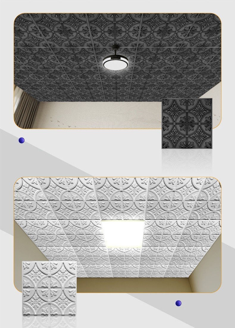 Самоклеящийся ПВХ потолок 492 (12)