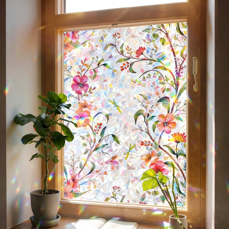 Статические наклейки на стекло для окон