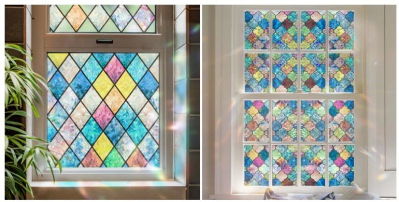 Статические наклейки на стекло для окон 492 (3)