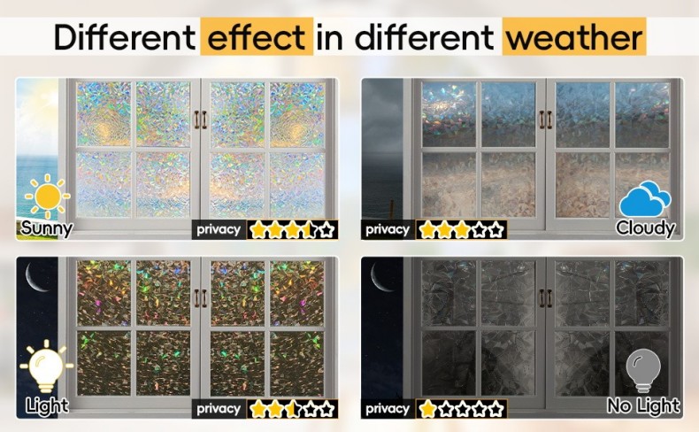 Статические наклейки на стекло для окон 492 (7)