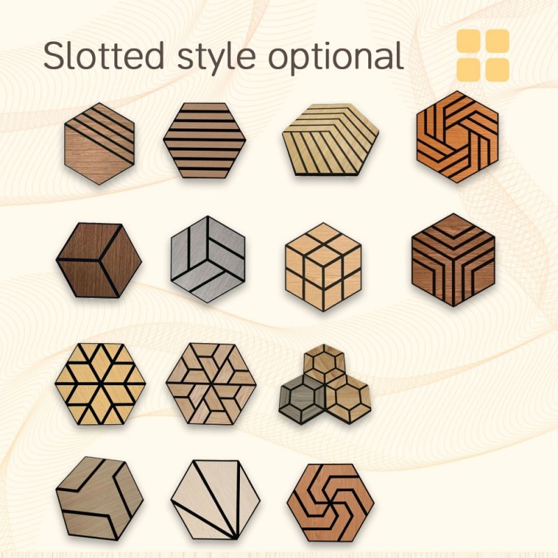 Шестигранные самоклеящиеся звукопоглощающие панели для стен 2 (2)