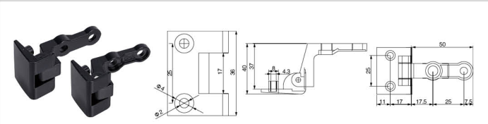 Петля наружного монтажа