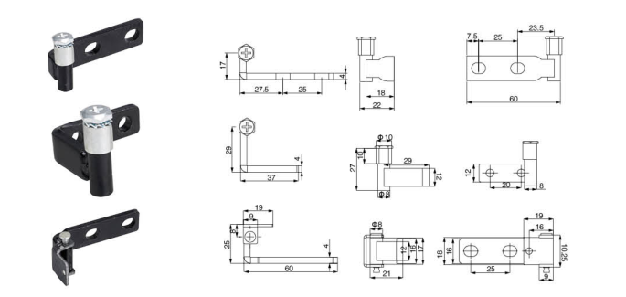 Петля внутреннего монтажа