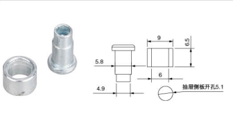 Элементы фиксации подшипников (кольцо + вал)