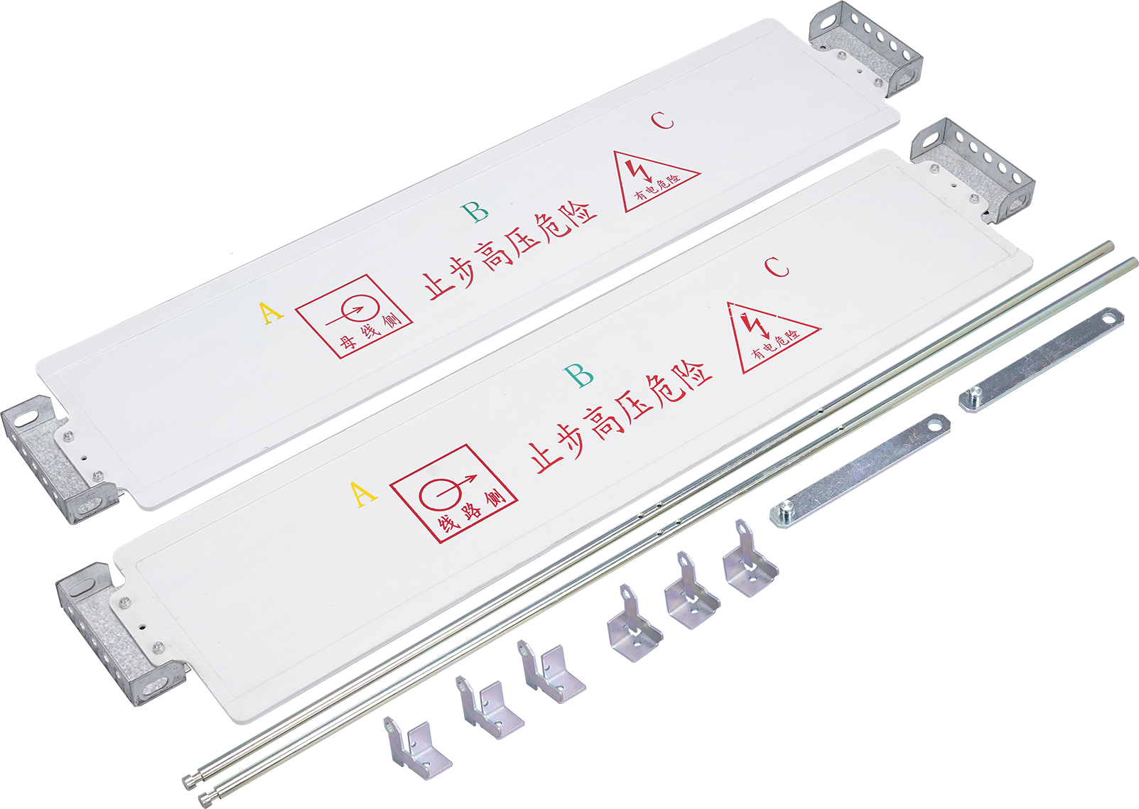 Схема установки устройства задвижки 5HG.320.011 (шкаф среднего размещения на 24 кВ шириной 1000 мм)