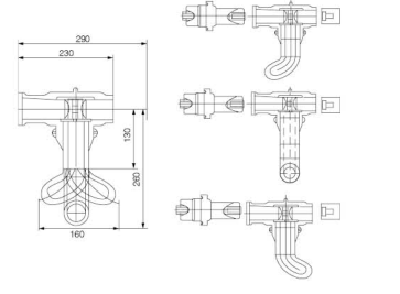 Разъем шины U-образного типа MLQ-15/630