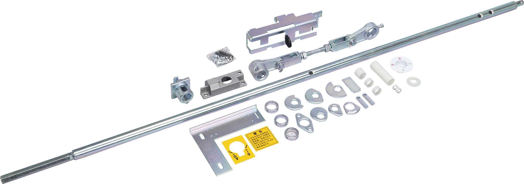 Схема устройства блокировочного устройства привода заземляющего выключателя (для привода с помощью рычажного механизма) 5HG.363.010.1