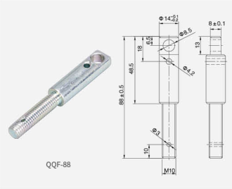 Устройство шпильки для опломбировки навесного замка на передней двери