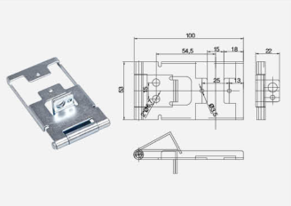 Навесной замок заземления GS-4