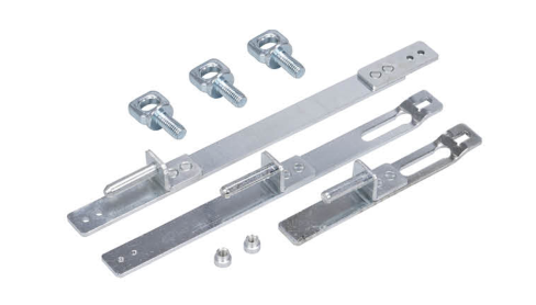 Серия комплектующих для быстроразборного тягового замка，Стандартный тип: Три замочные пластины для средней двери 5HG.ZM-3