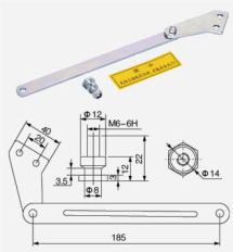 Устройство фиксации приборной двери 5HG.YBM.В тип