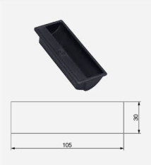 Пластиковая ручка 5HG.364.004