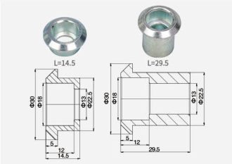 Защитный сварной фиксирующий втулок 5HG.364.008