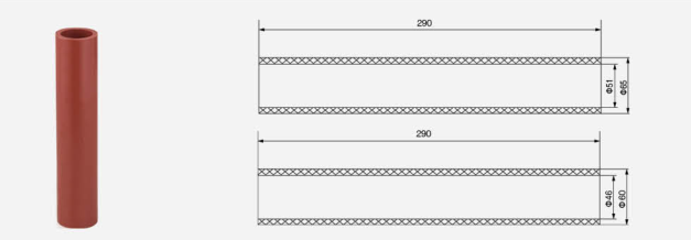 Изолятор контактного плеча Ø46×290, Ø51×290
