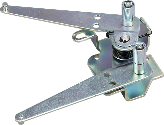 Схема установки устройства задвижки 5HG.320.010 (шкаф среднего размещения шириной 800 мм)