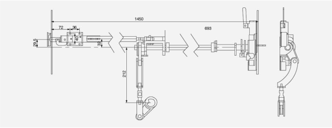 Блокировка заземления (для шкафа 550) 5HG.363.010.8-550