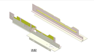 Направляющее с зажимом заземления (медное направляющее)