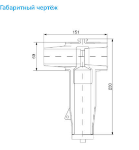 Припаянный разрядник задний европейского типа HY5WZ-17/45(50)