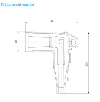 Разъем локтевой типа AZT-15 кВ 200 А (PT)