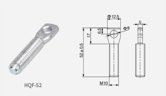 Устройство шпильки для опломбировки навесного замка на задней двери