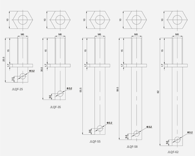 Свинцовая пломба для метрологического контроля JLFQ
