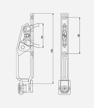Тяговый замок LS05