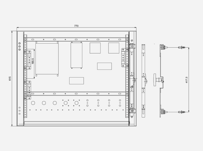 Серия комплектующих для быстроразборного тягового замка，Ручной замок для приборной двери GMS3