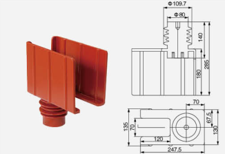 Однообразный датчик (изолятор)