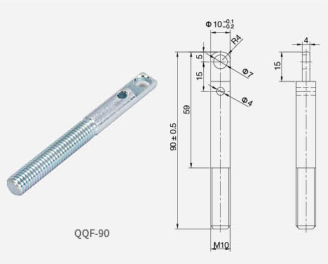 Устройство шпильки для опломбировки навесного замка на передней двери