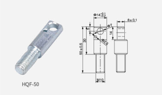 Устройство шпильки для опломбировки навесного замка на задней двери