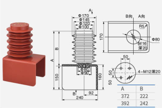 Моноблочный изолятор 35 кВ