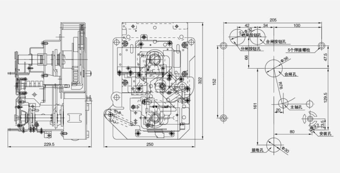 Пружинный привод типа HG-C