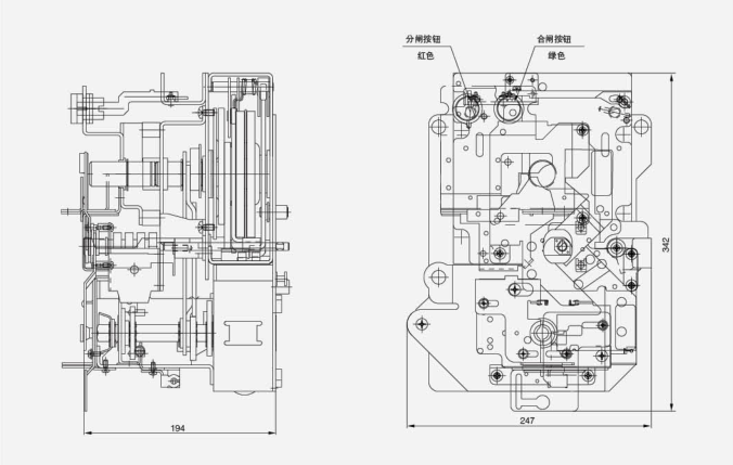 Пружинный привод типа HG-F
